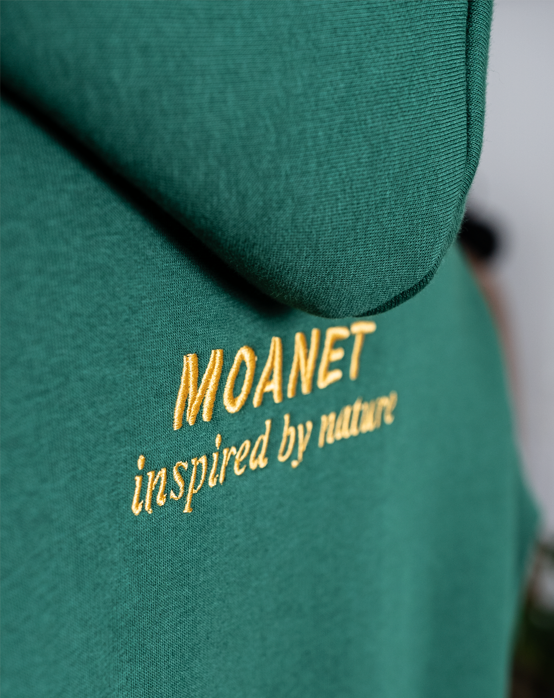 Hoodie IBY forest green - MOANET