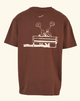 NJO Shirt OVERSIZE chocolate