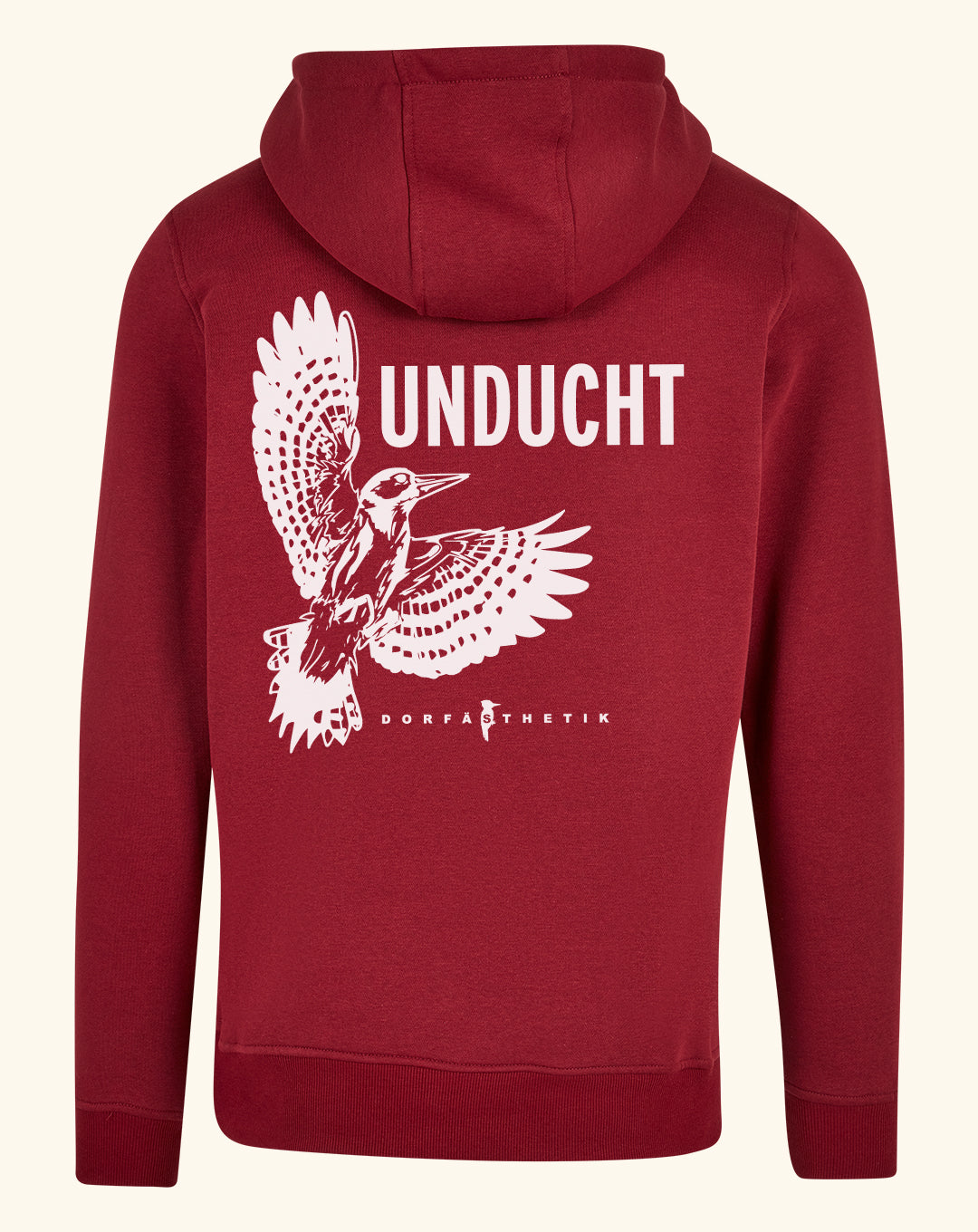 Unducht Hoodie burghundy