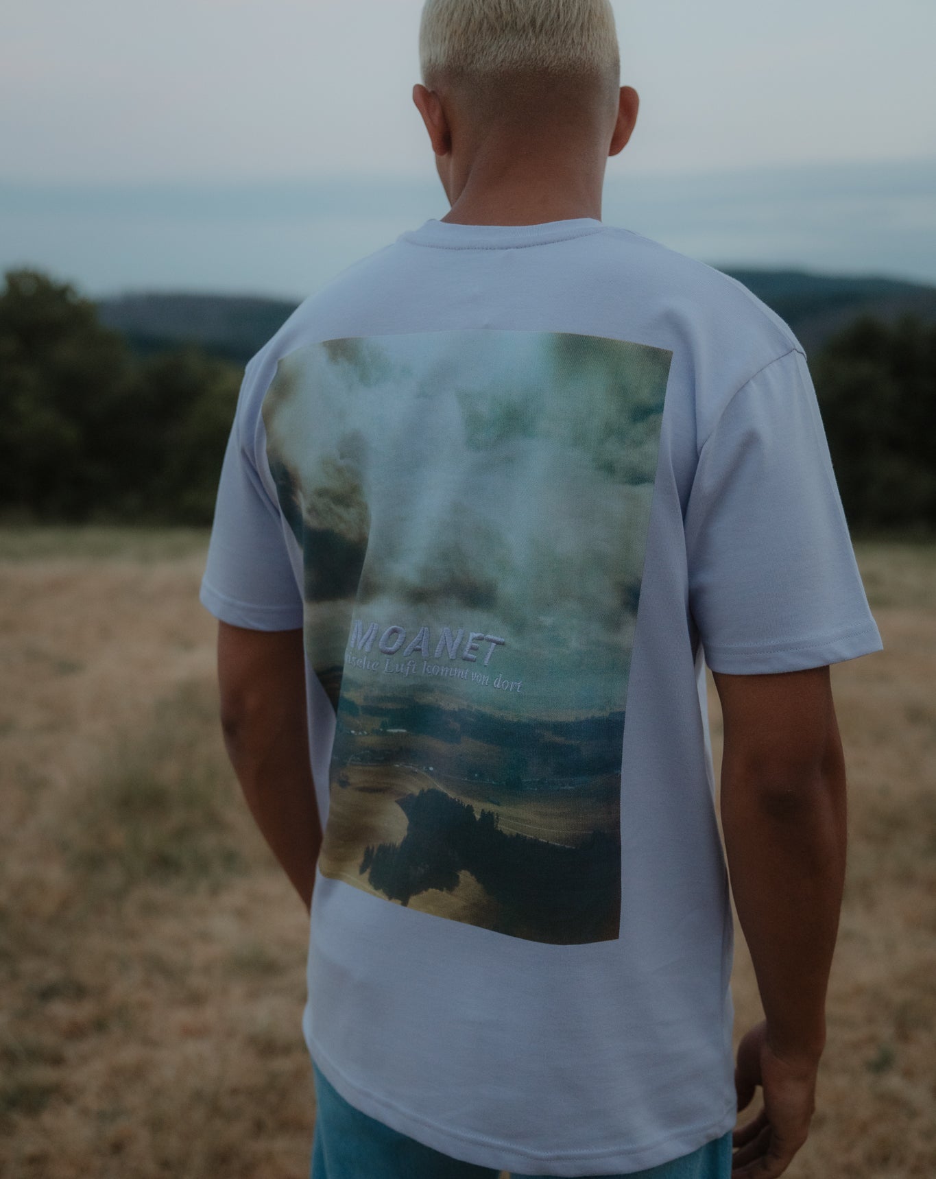 MOANET T-Shirt landscape lavendel - MOANET